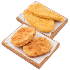 Kabeljauwburger of kabeljauwschnitzel